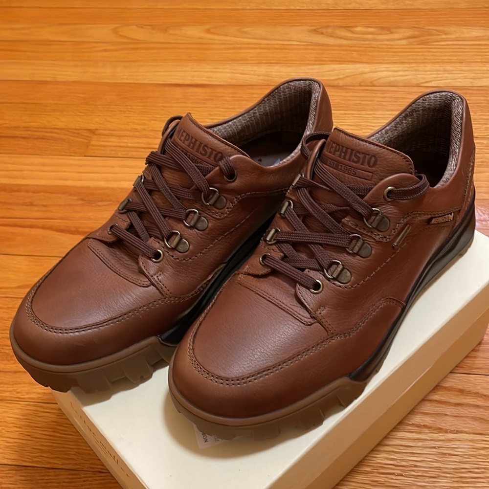 MEMPHISTO Shoes Air Relax Gore-Tex Slacker Mens Shoes Size 8.5 Leather - Picture 11 of 14